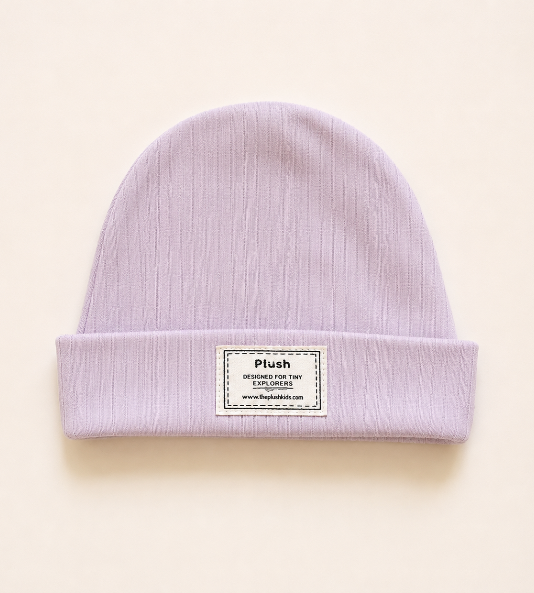 Lavender Ribbed Beanie