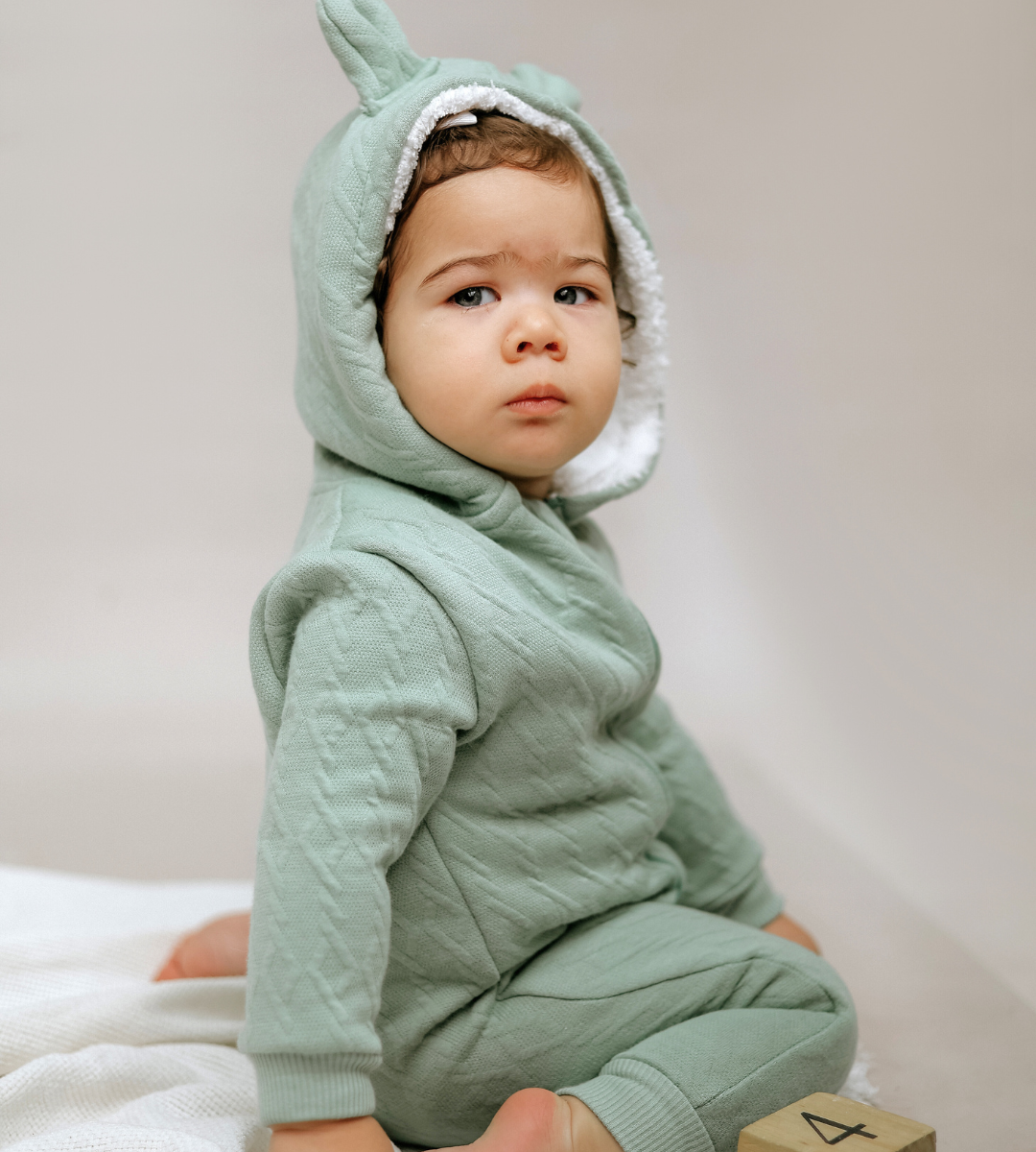 Mint Bear Onesie