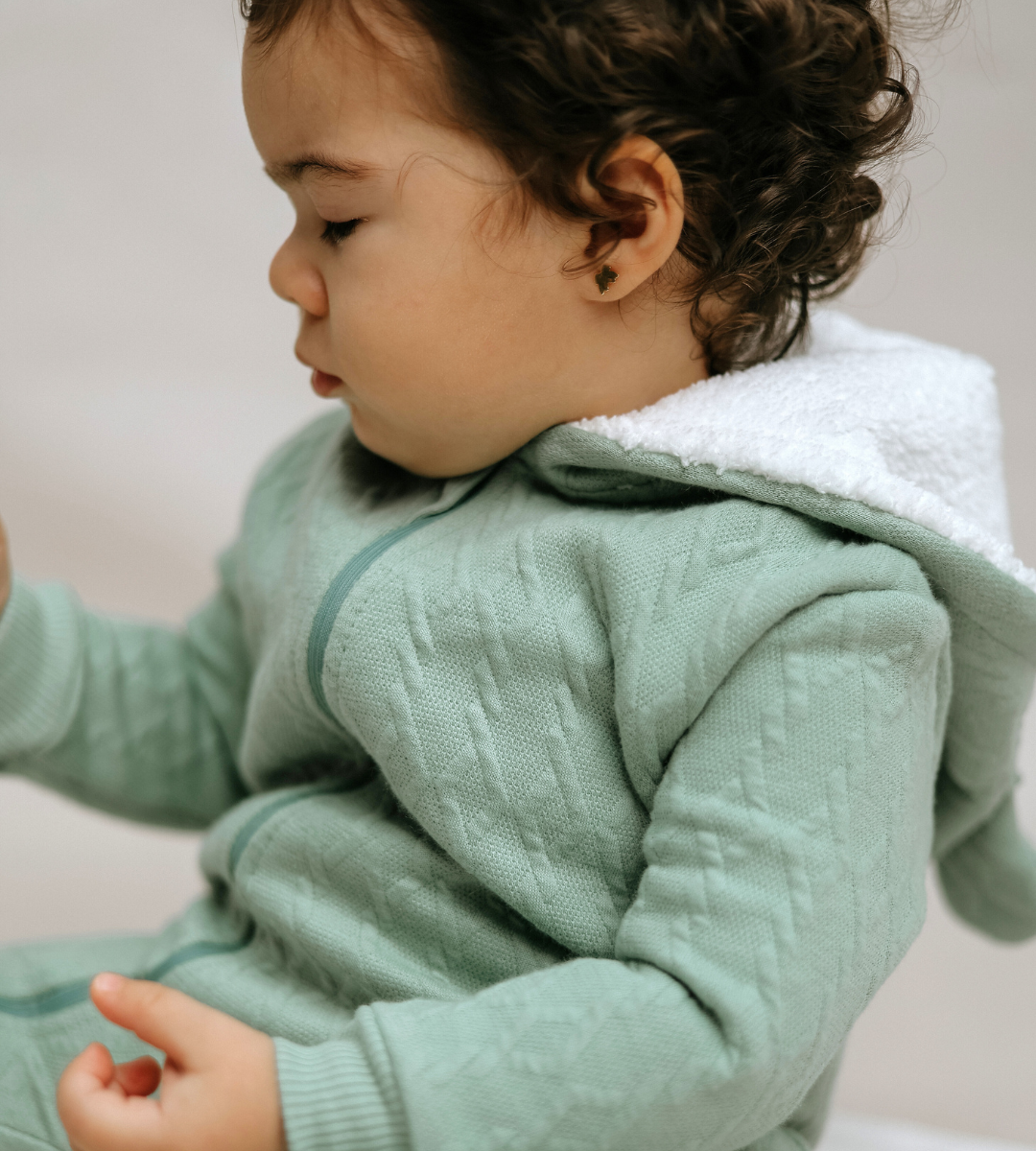 Mint Bear Onesie