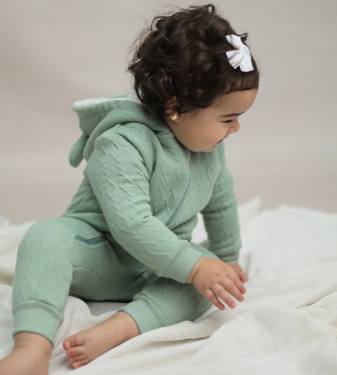 Mint Bear Onesie