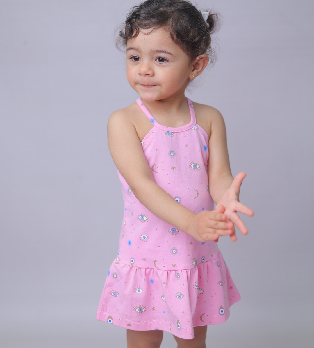 Pink Evil eye Dress