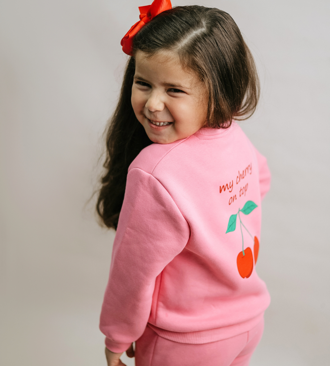 2-Piece Cherry Pink Set
