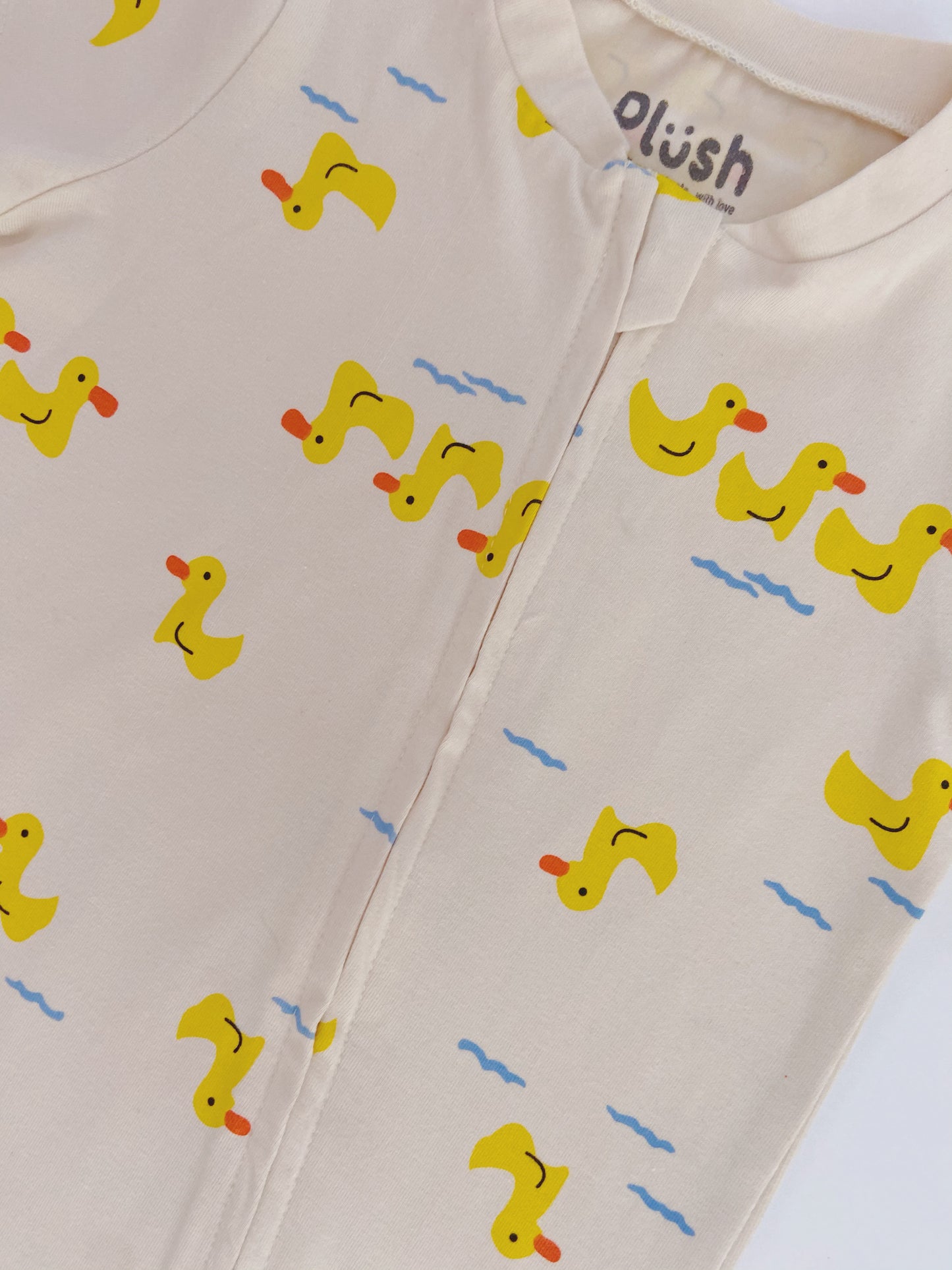 DUCK ZIP-UP ROMPER