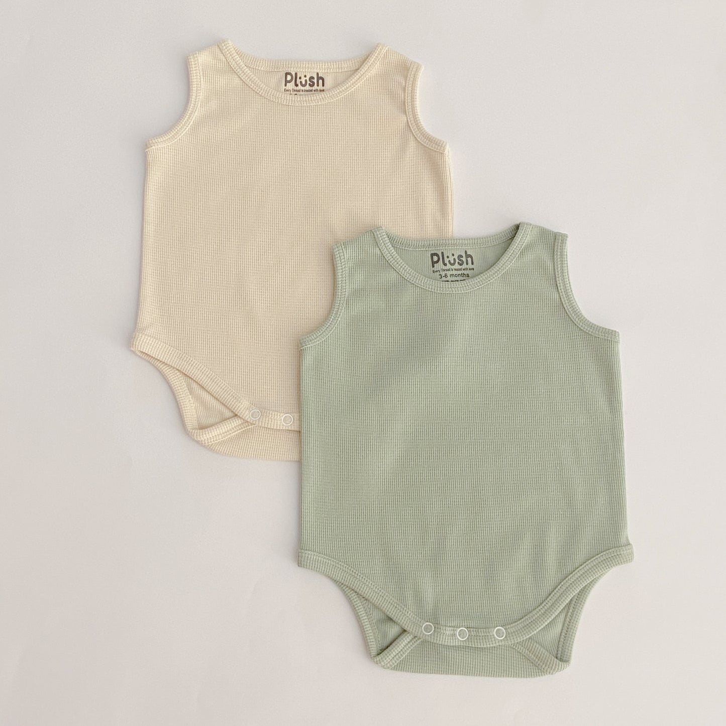 2-PACK MINT SLEEVELESS RIB BODYSUIT