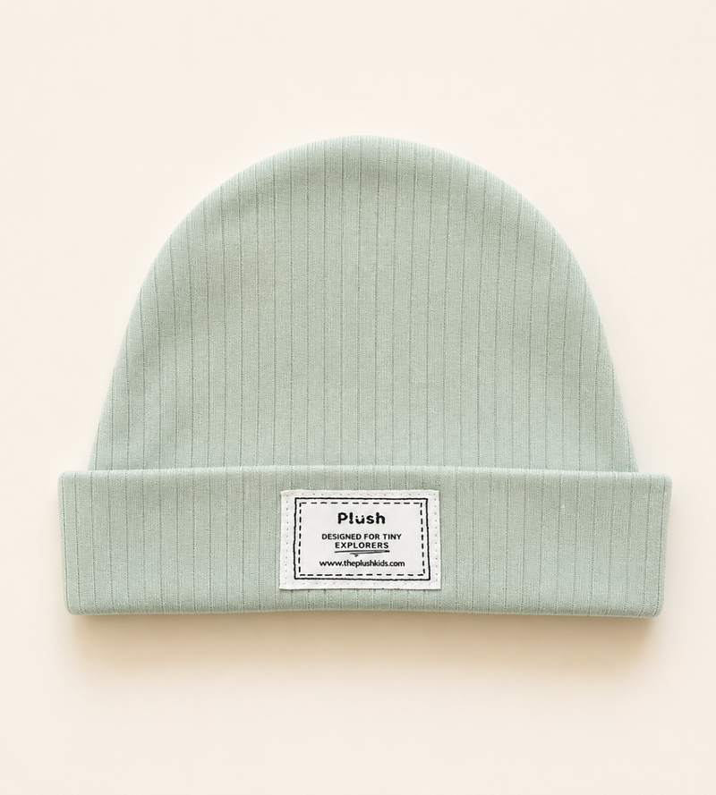 Pistachio Ribbed Beanie