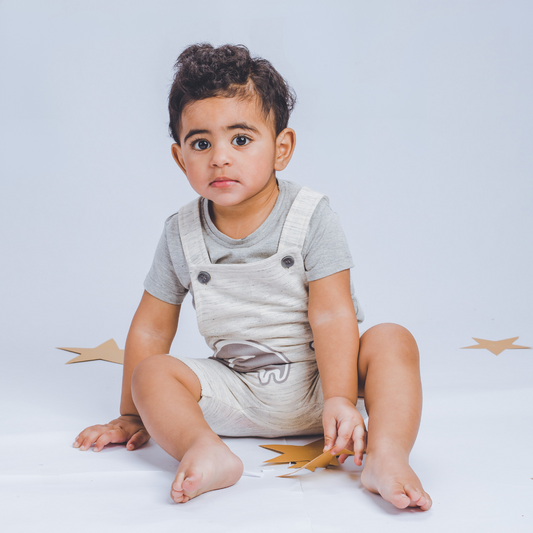 2-PIECE ELEPHANT DUNGAREES