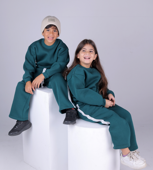 Track Stripe Set – Dark Green