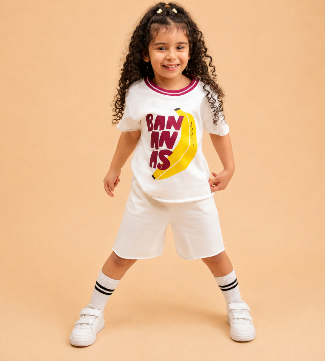 Banana Pop Set – White