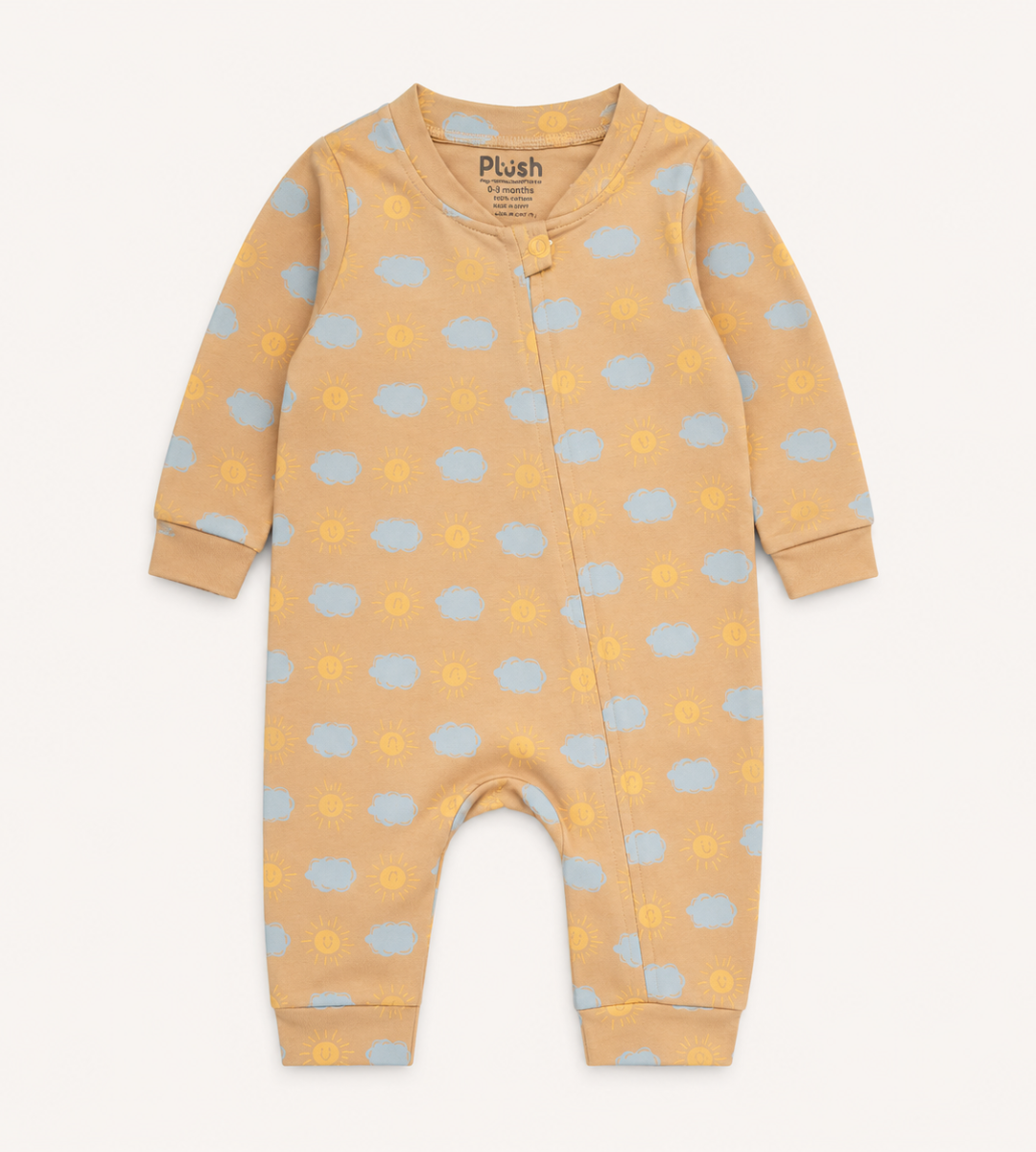Cloud Zip-up One piece