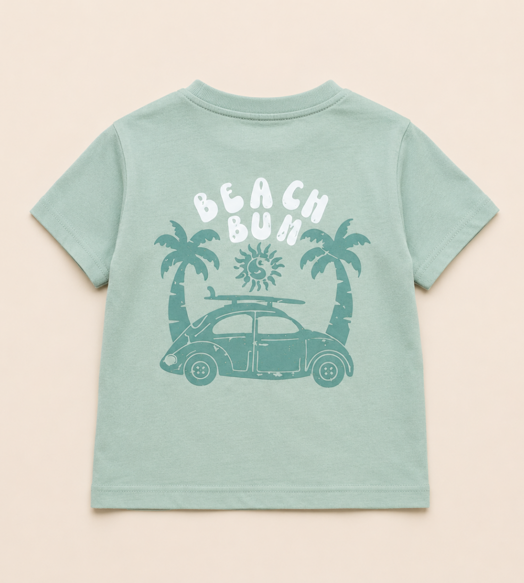 Beach Bum Set – Pistachio & White
