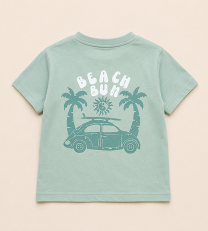 Beach Bum Set – Pistachio & White