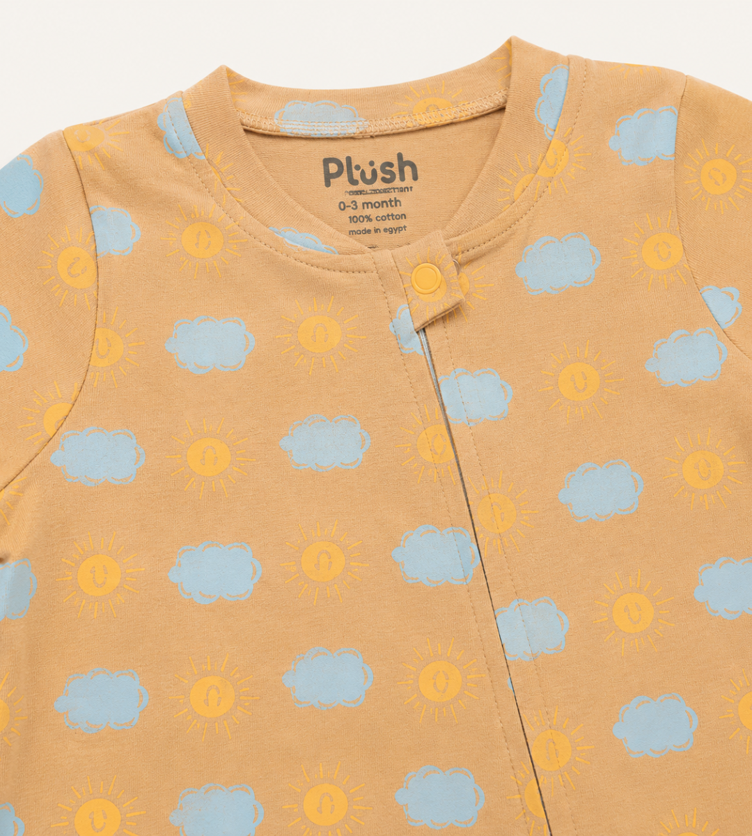 Cloud Zip-up One piece