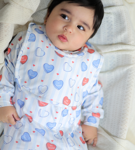 So Loved Onesie & Bib Set