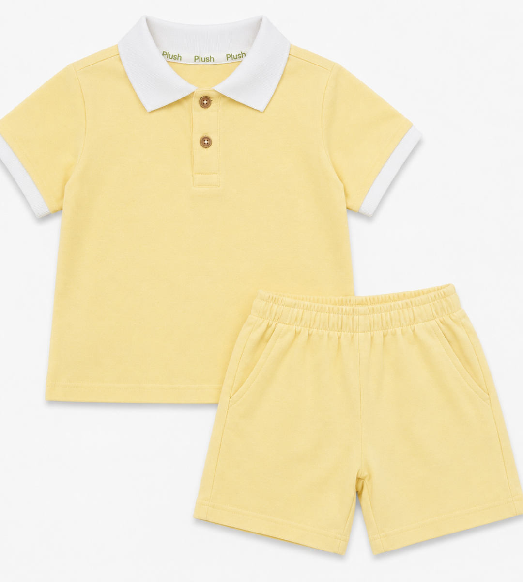 Sunny Polo Set – Yellow