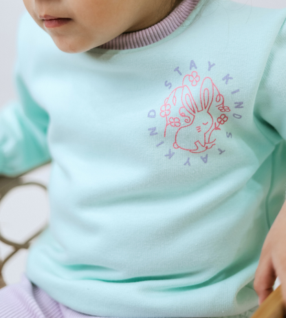 2-Piece Bunny Sweatshirt and Leggings.