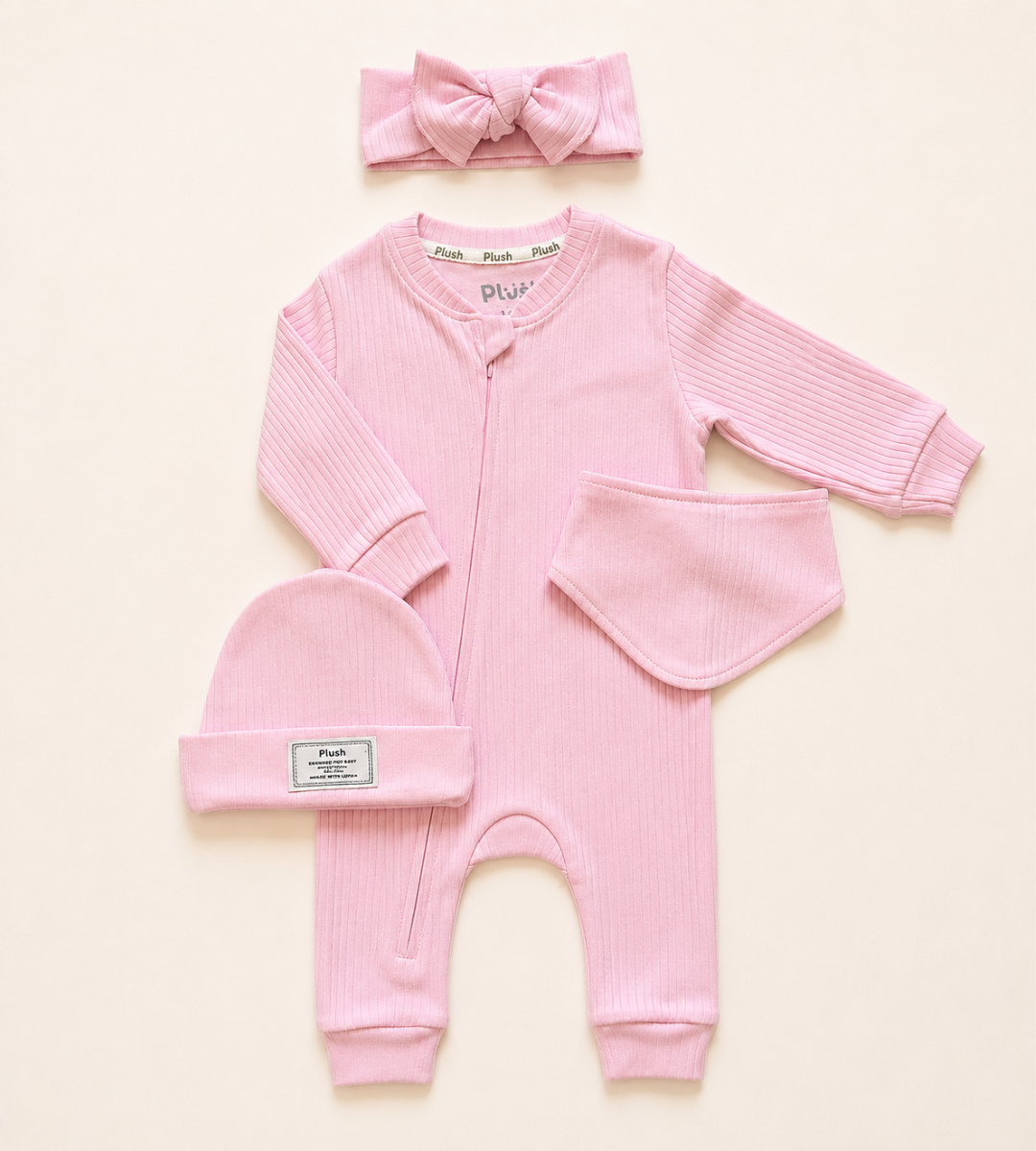Blush Pink 4-Piece Set