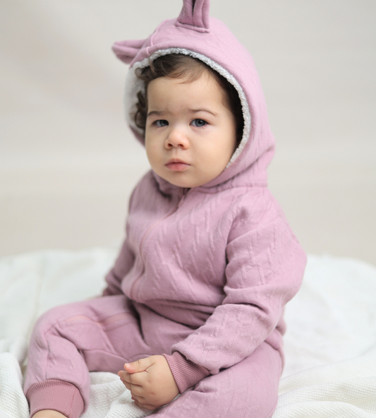 Purple Bear Onesie