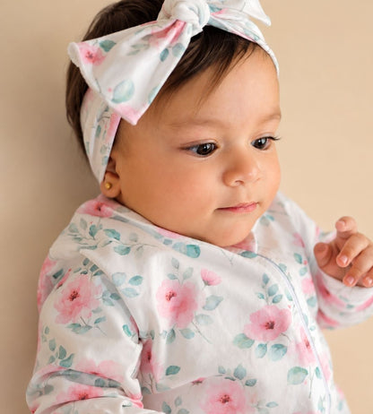 Blush Bloom Onesie & Headband Set