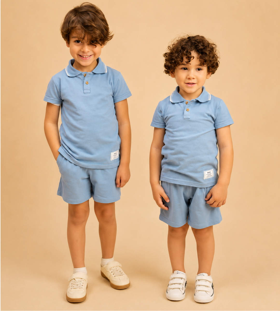 Ocean Polo Set – Blue
