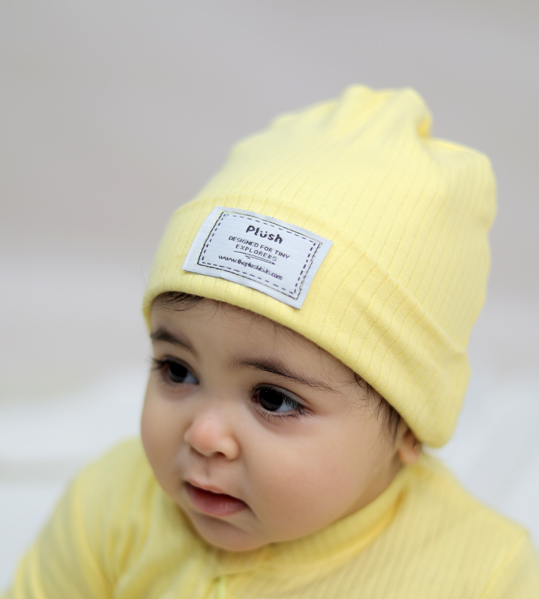 Butter Yellow Ribbed Beanie