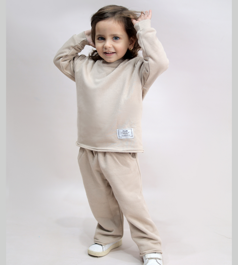 Stay Loose Set - Beige