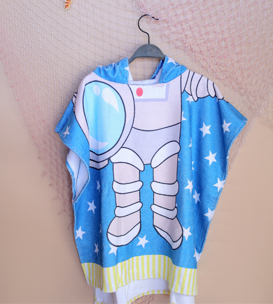 Astronaut Beach Poncho