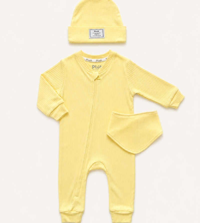 Butter Yellow 3-Piece Set