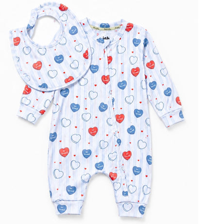 So Loved Onesie & Bib Set