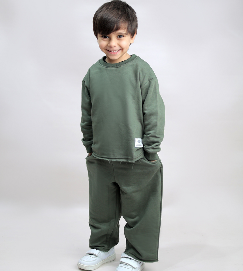 Stay Loose Set - Olive