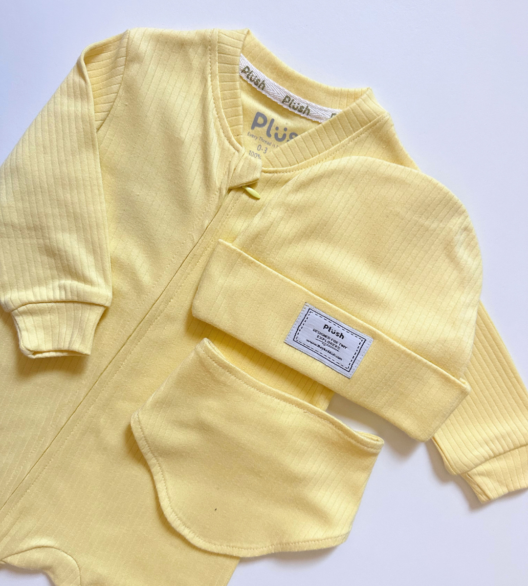 Butter Yellow 3-Piece Set