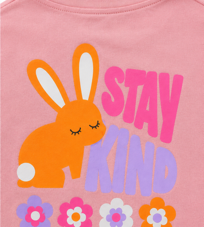2-Piece Bunny oversized shirt  and bike shorts set