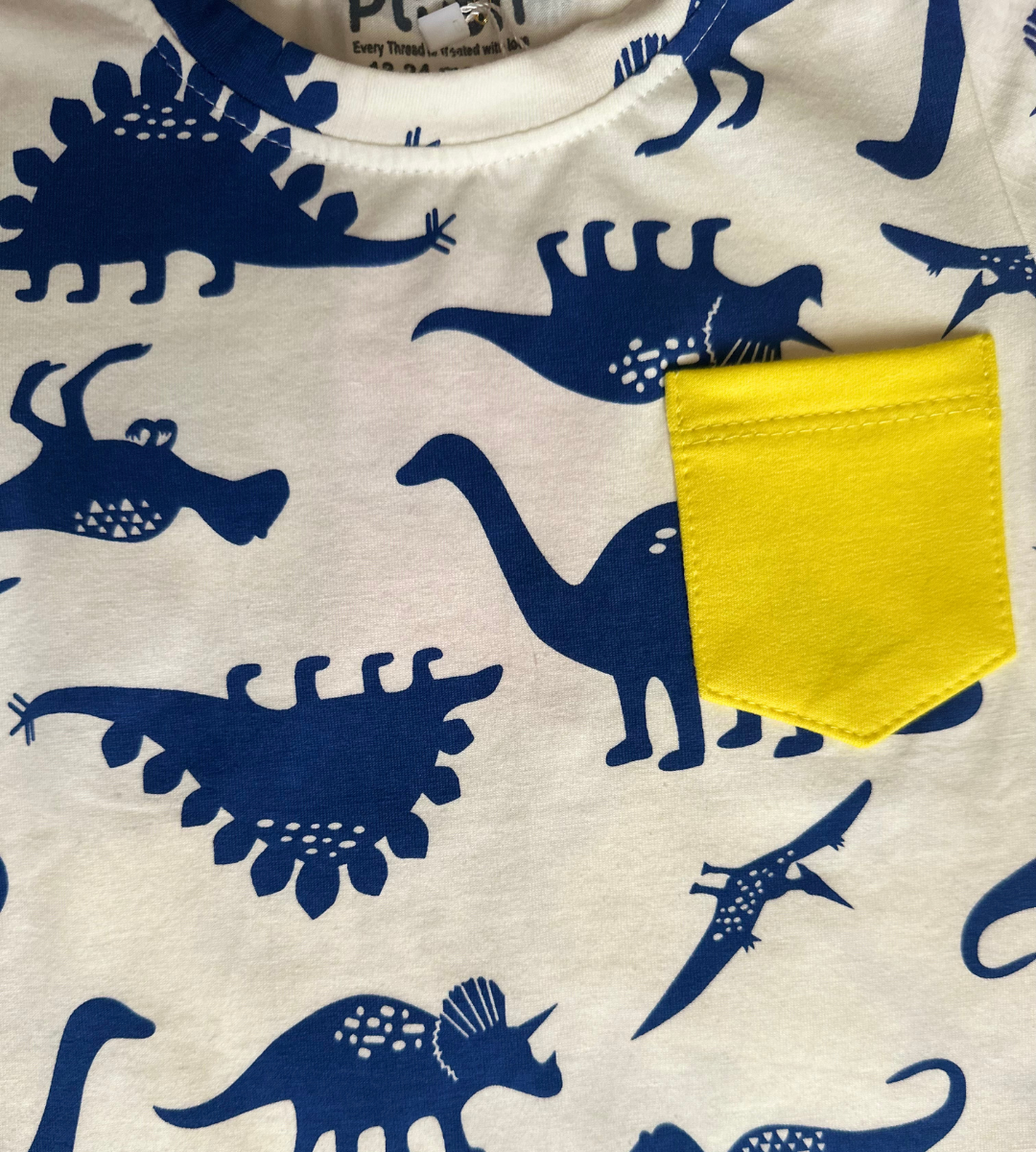 2-Piece Yellow Dino Set