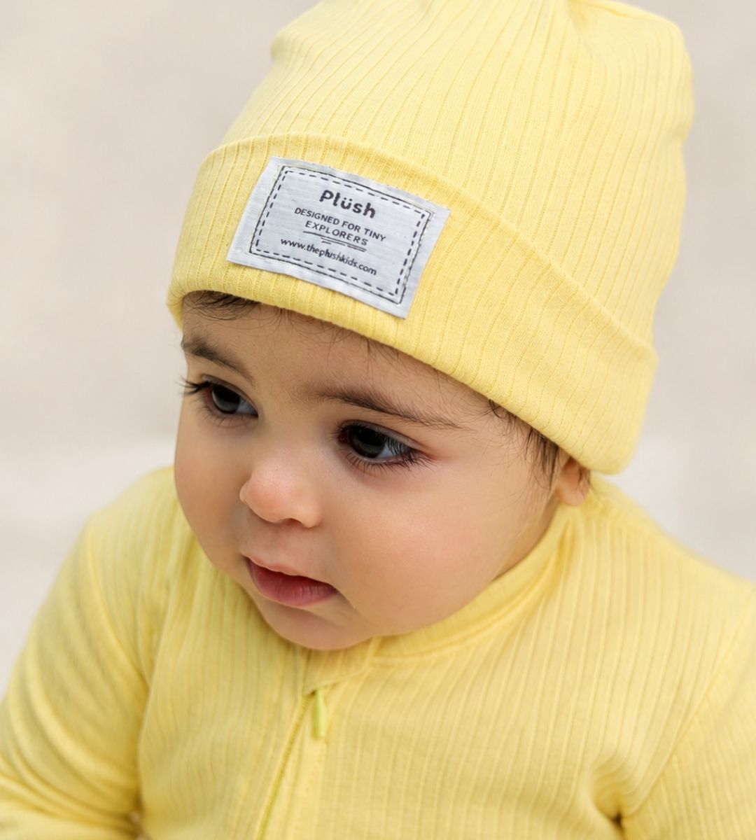 Butter Yellow Zip-Up Onesie