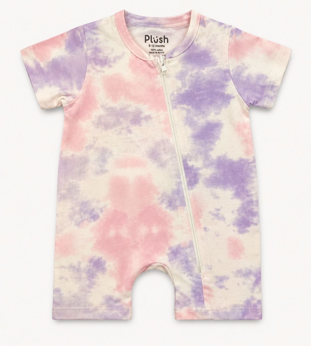 TIE DYE ZIP-UP ROMPER