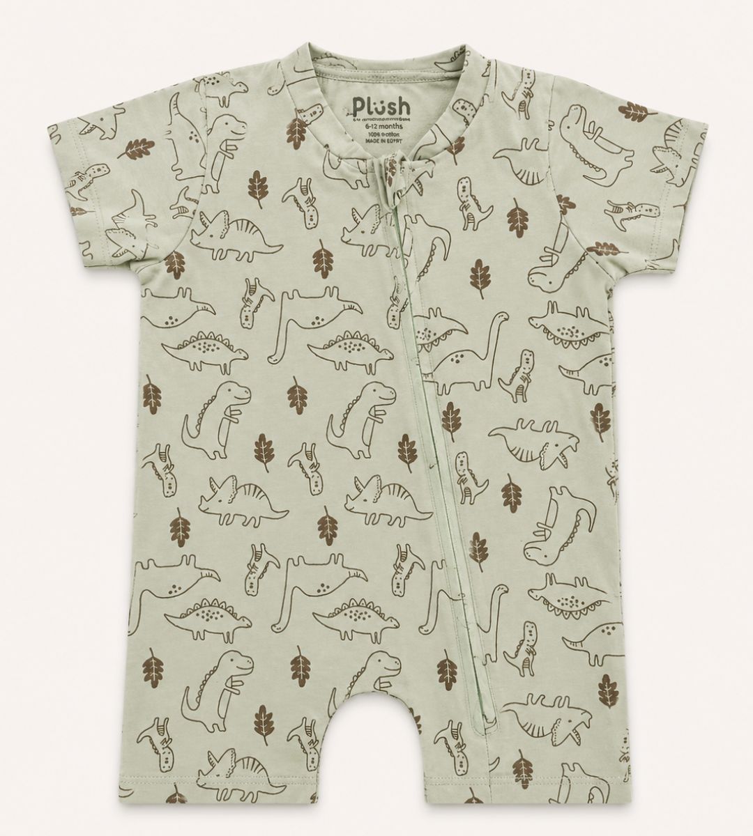 DINO ZIP-UP ROMPER