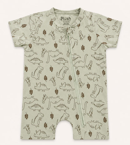 DINO ZIP-UP ROMPER
