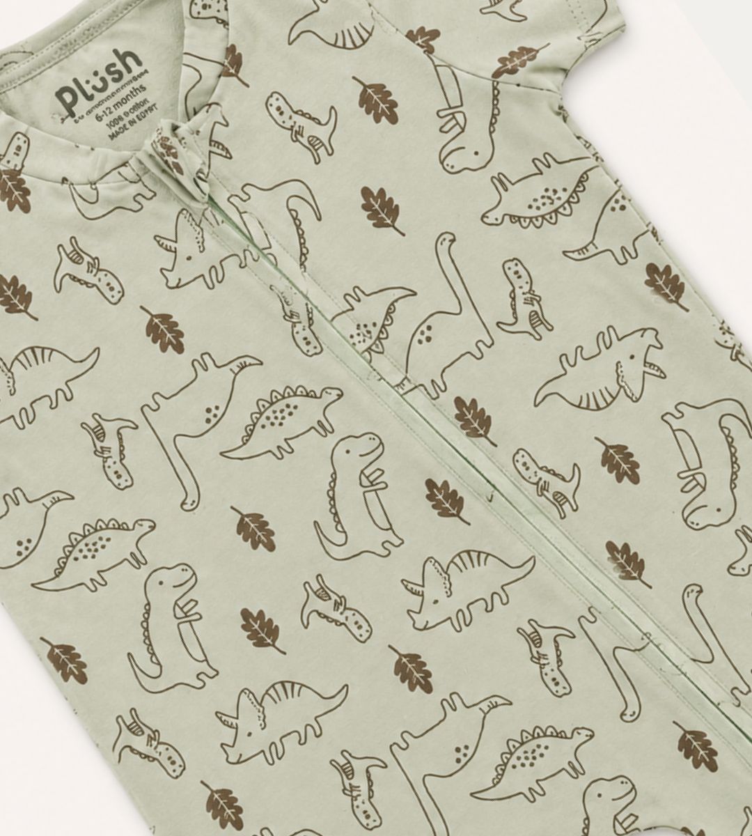 DINO ZIP-UP ROMPER