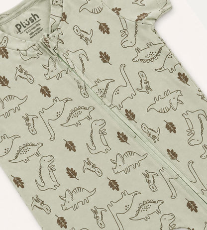 DINO ZIP-UP ROMPER