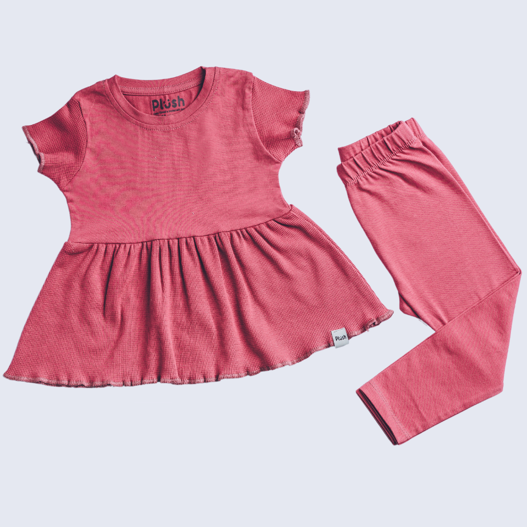 2-Piece burgundy set