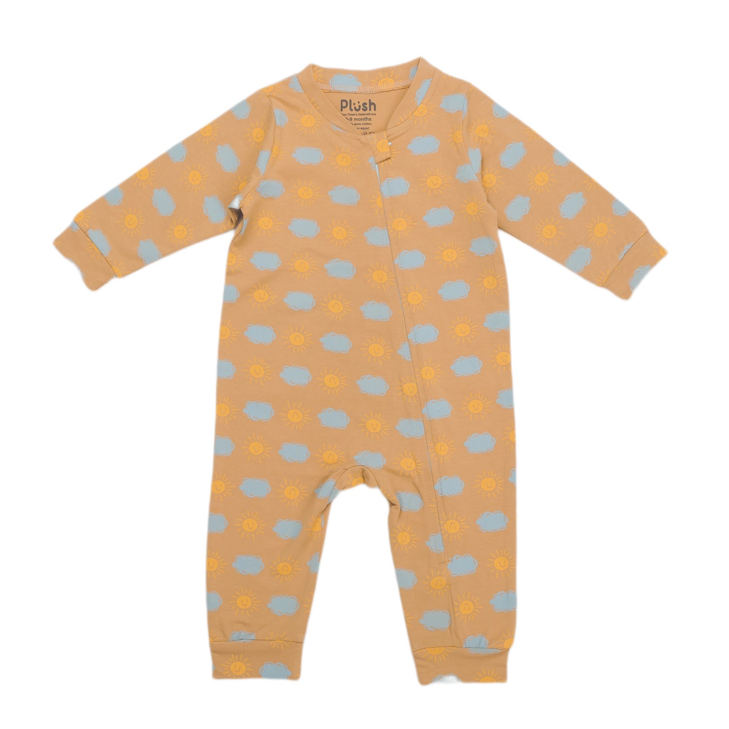 Cloud Zip-up One piece
