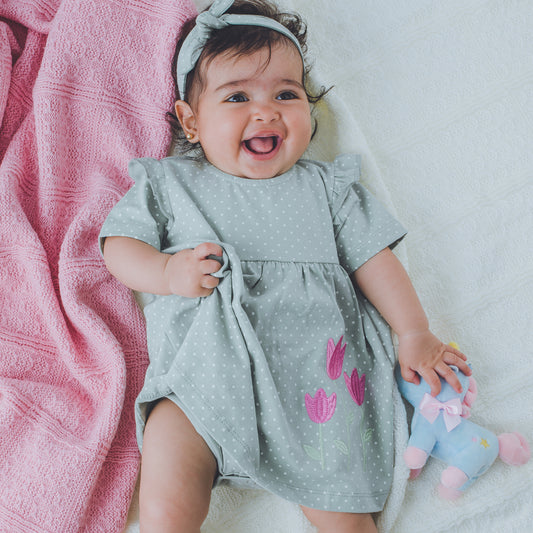 Bodysuit Dotted Dress